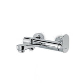 Single-lever basin mixer with 1”1/4 waste. F 3/8” supply hoses.